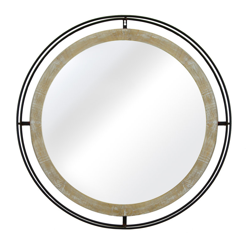 Miroir en bois 32,1 po