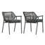 Ensemble de 2 chaises d'extérieur avec accoudoirs Bisera-1550287441-1550287446