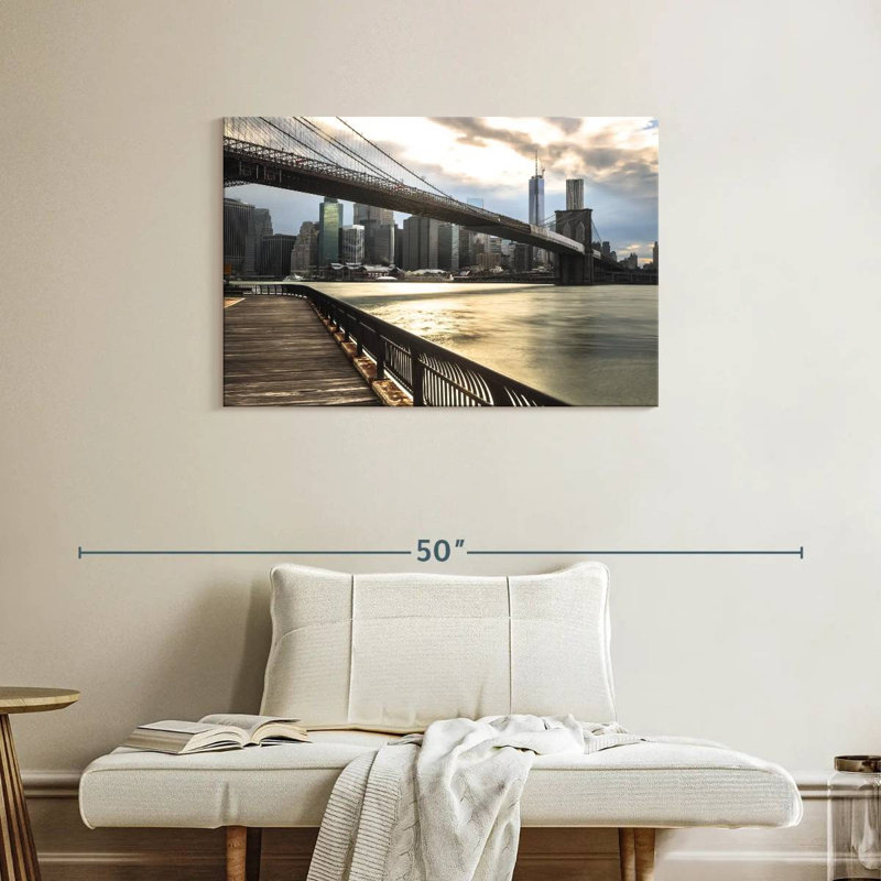 Senne NY Brooklyn Bridge, 24" H x 36" W