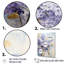 Rêves de lilas pastel mauve et doré sur toile-232495002-232494188