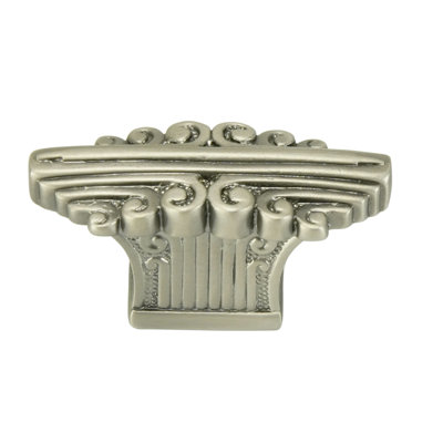 MARSEILLE OVAL KNOB; ANTIQUE NICKEL