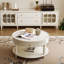 Table de bout ronde Crème fraiche-104977368