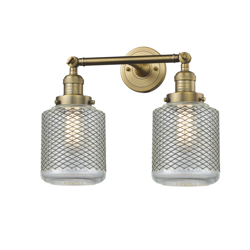 Iyana 2 - Light Dimmable Vanity Light, 60 Watt Vintage Incandescent Bulb, Brushed Brass