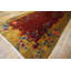 Grand tapis art déco chinois de couleur rouge antique long et étroit