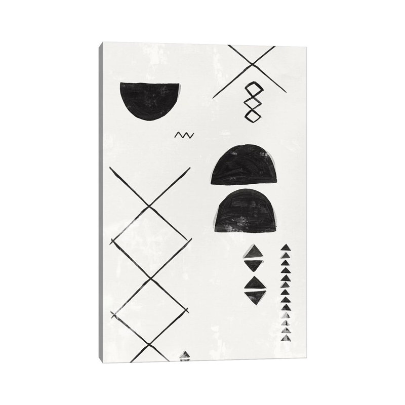 «African Motifs I» par Isabelle Z - reproduction d'art, H 48 po x l 32 po x P 1,5 po, Toile tendue, Aucun mat