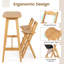 Kepley Bamboo Solid Wood Dining Set