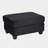125.2"W 5-Piece Upholstered L-shaped Sectional with a Movable Ottoman-509862350
