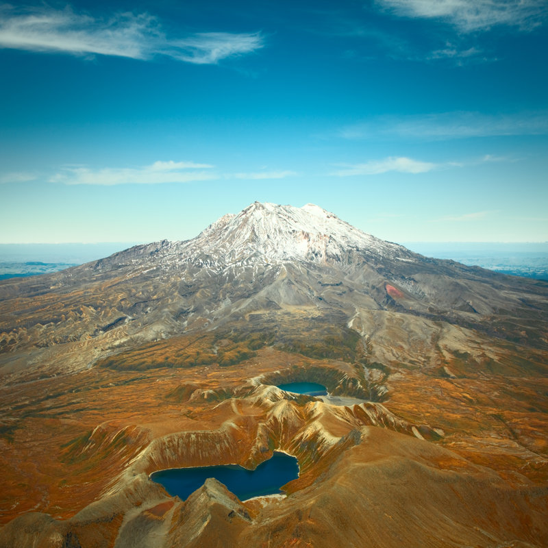 Mt Ruapehu by Piskunov - Wrapped Canvas Print, 51cm H x 51cm W x 3.8cm D