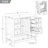 Leiding 36'' Single Bathroom Vanity with Ceramic Top-2061794554