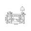 Bureau peint