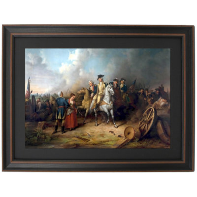Molly Pitcher Being Presented To George Washington By Dennis Malone Carter