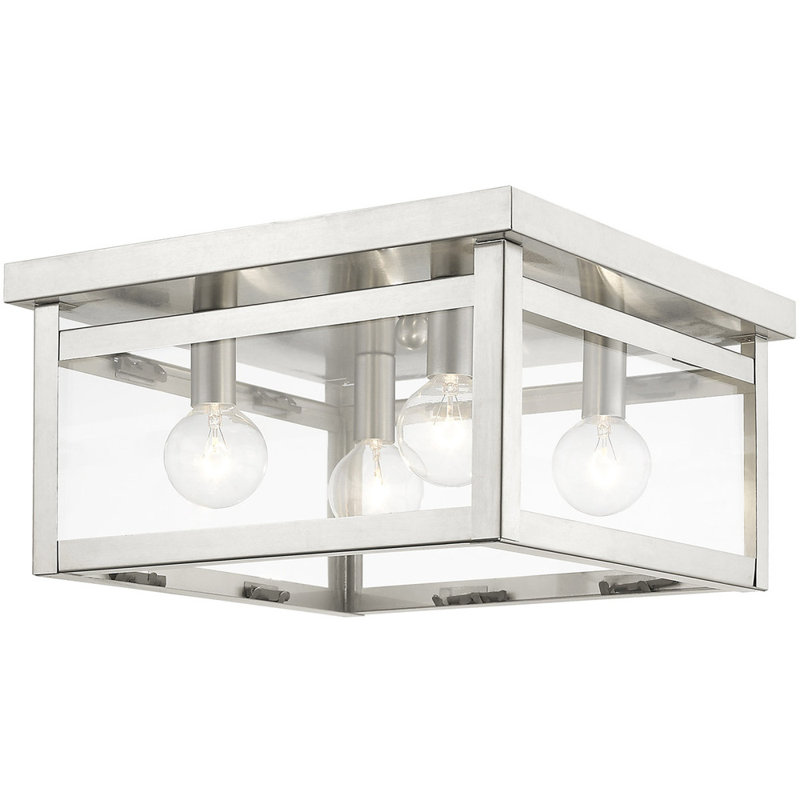 Bennetta Glass Flush Mount