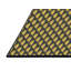 Tapis jaune/noir tissé à la machine-523012684