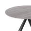 Aspen 5-Piece Casual Dining Set - Large Round Table with 4 Upholstered Diamond Stitch Fabric Chairs-105509637-123477253