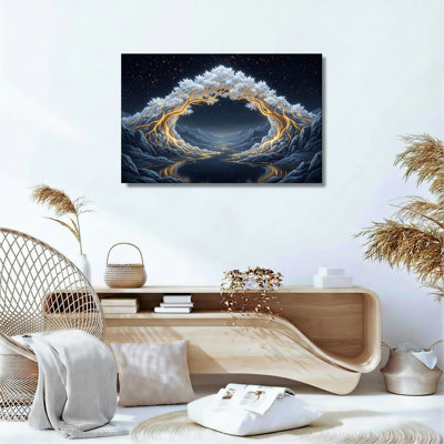Golden Arch, reproduction d'art sur toile, ensemble de 1
