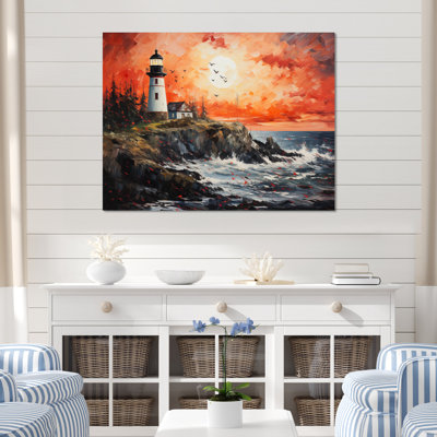 " Lighthouse Guiding Pointillism II "