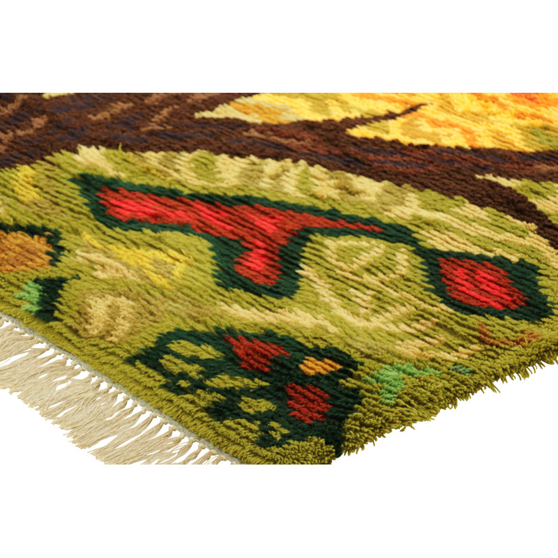 One-of-a-Kind 4’7x6’7 Hand Knotted Area Rug