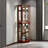 6 Shelf Corner Curio Display Cabinet With Lights, Mirrors And Adjustable Shelves(E26 Light Bulb Not Included)-418506330