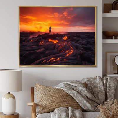 Hawaiian Volcano Landscape II, reproduction d'art sur toile