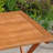 3-Piece Eucalyptus Bistro Set, Square, Natural Oil-49958134