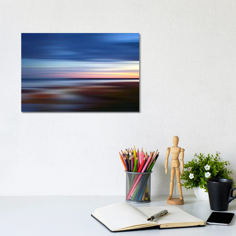 Blue On The Horizon by PI Studio - Wrapped Canvas Print, 20.32 cm H x 30.48 cm W