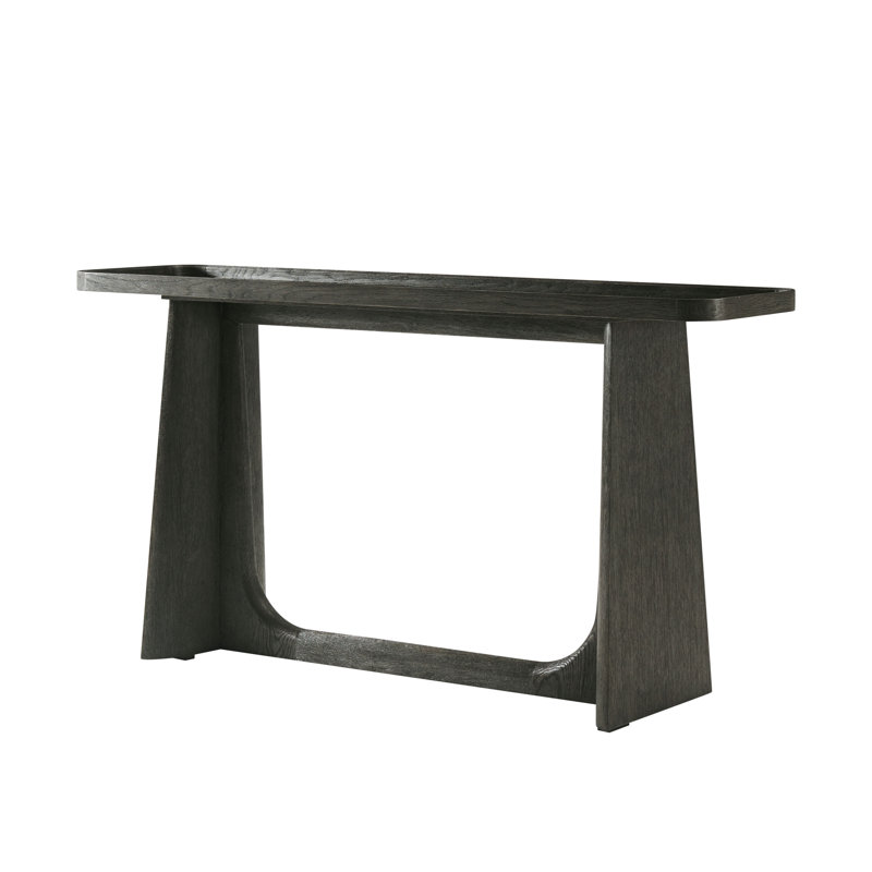 Repose 60'' W Console Table, Charcoal Oak