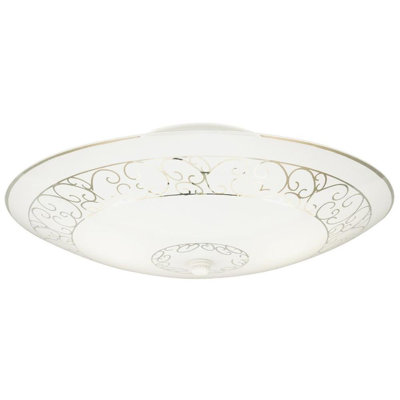 Nassau Glass Flush Mount