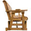 Fauteuil oscillant d'extérieur en bois Ruvimbo-275772954