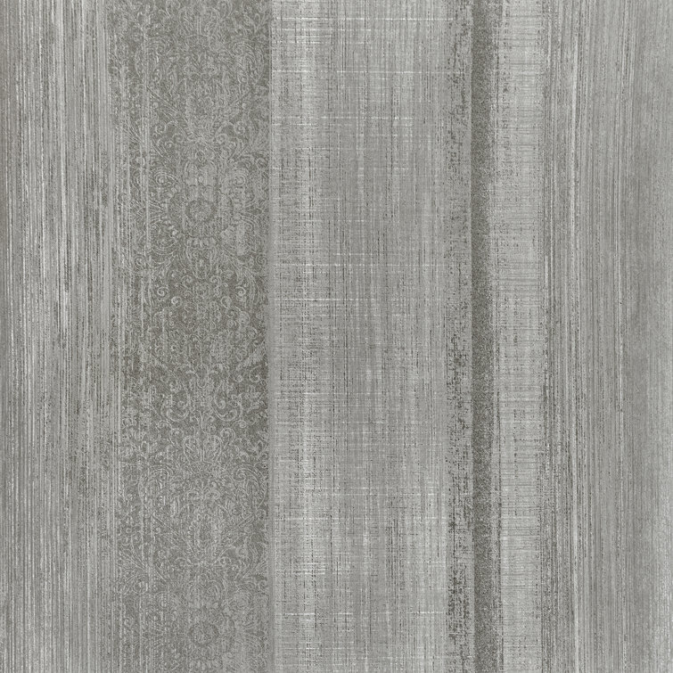 Precious Collection Glitter Chiffon Damask Wallpaper Roll