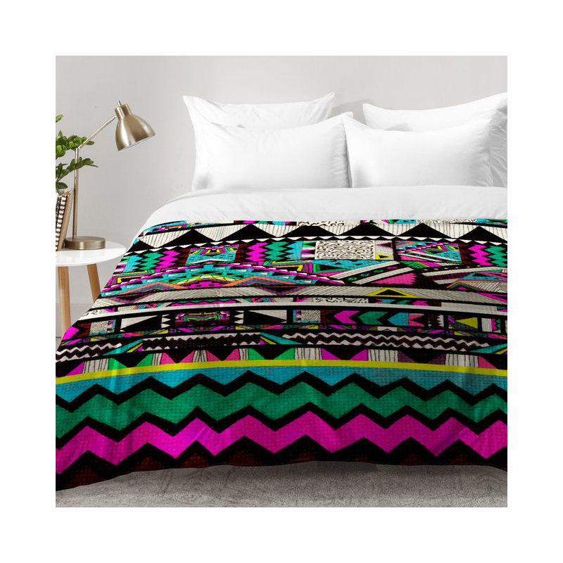 Kris Tate Modern & Contemporary Polyester Comforter, Full/Queen Comforter + 2 Standard Shams