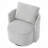 Corey 360° Swivel Chenille Upholstered Accent Chair with Curved Backrest-661189996