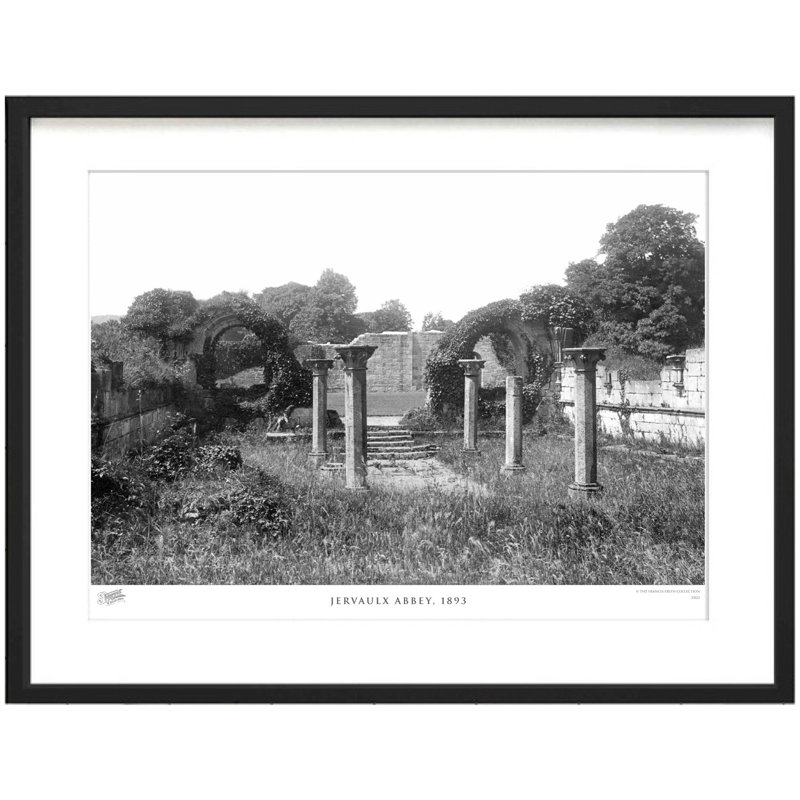 Jervaulx Abbey, 1893 - Single Picture Frame Print, 60cm H x 80cm W x 2.3cm D