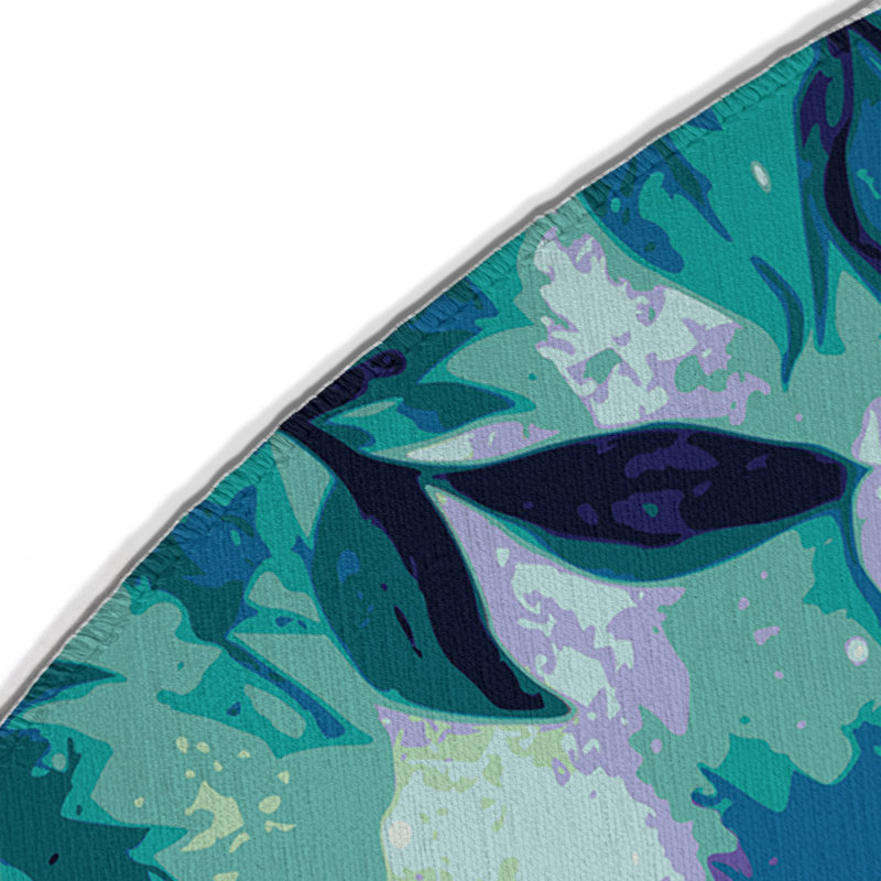 Tapis intérieur et extérieur Spirit Tree, Rond 5 pi