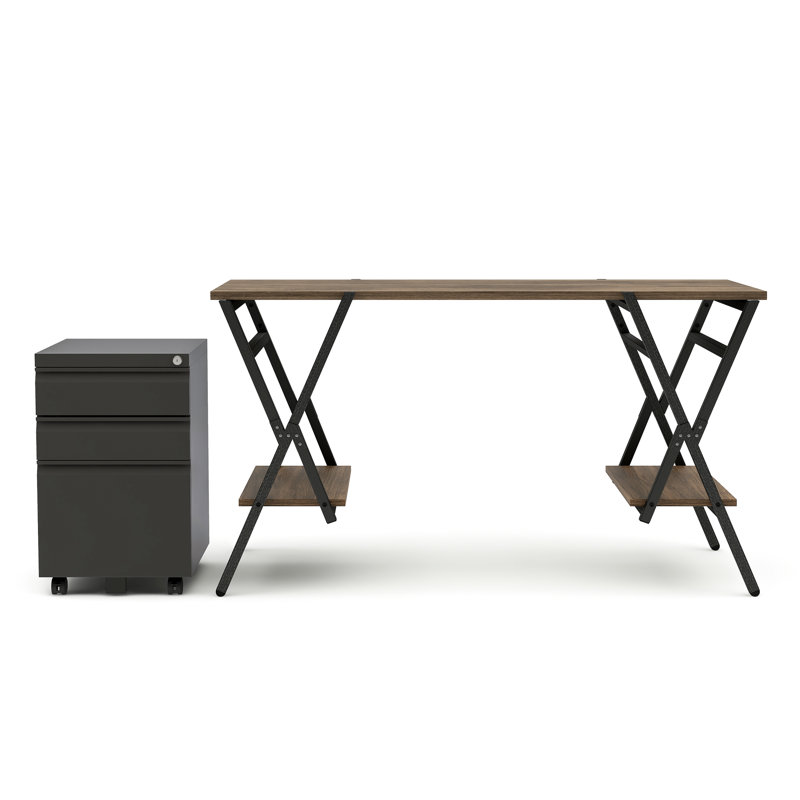 Ensemble de bureau rectangulaire 2 pièces Kosterinka