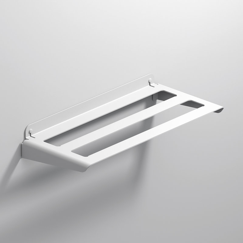 Suniga 2 Wall Towel Rack, White