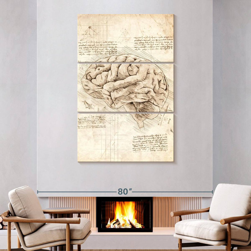 Keiri Human Brain, 74" H x 48" W