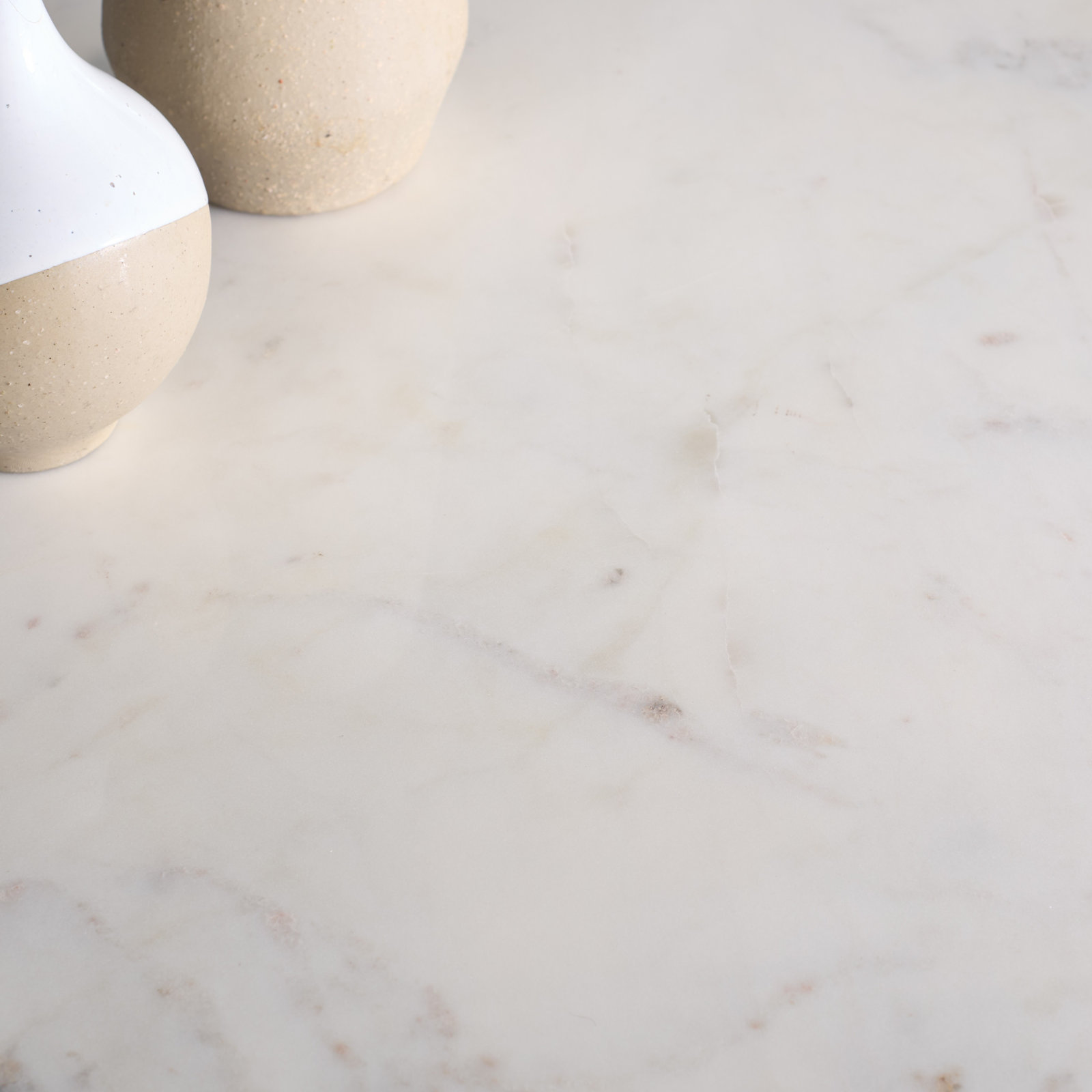 Evelynn Coffee Table, Brass, White Marble