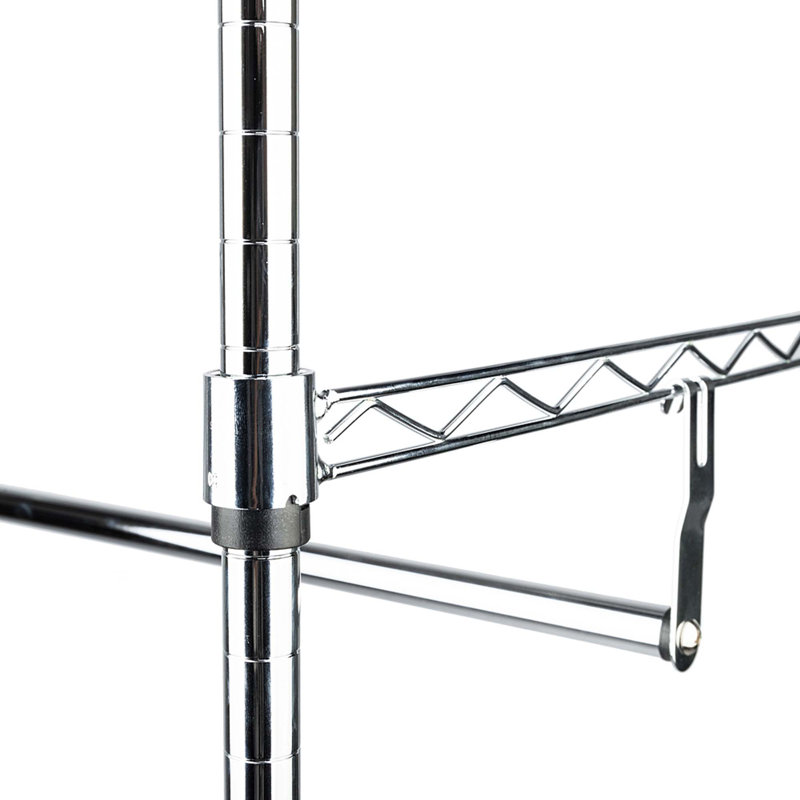 Support à vêtements pour garde-robe, Chrome chrome