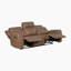 Ensemble de salon inclinable manuel double en microfibre 3 pièces Roybal-1859749075