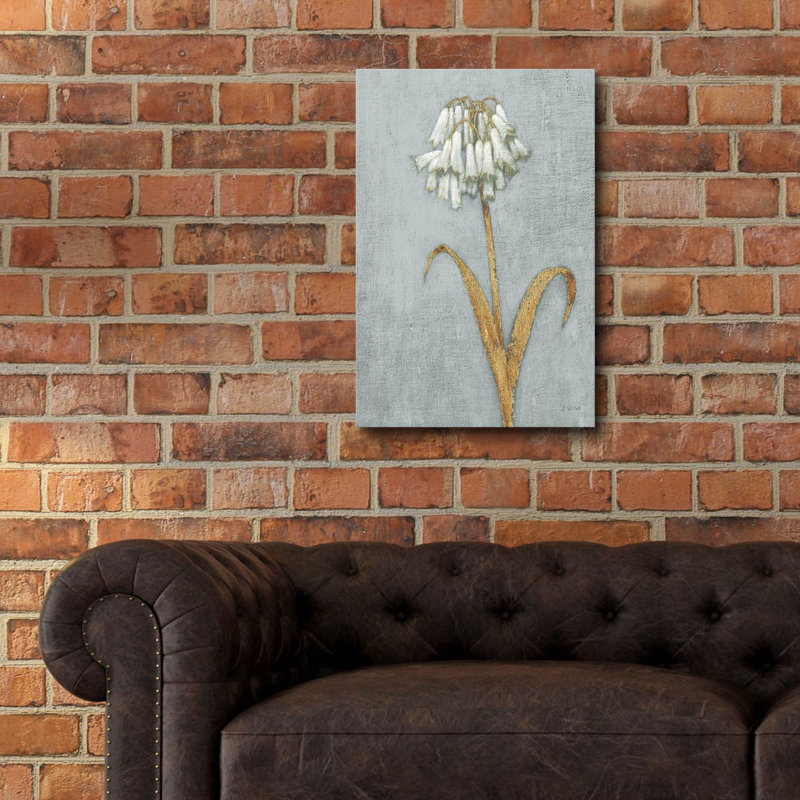 Art mural en verre acrylique épique «Shimmering Summer 2 Soft Grey C» par James Wiens, 16 po x 24 po