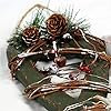 22cm PVC No Holiday Shaped Ornament