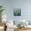 Peaceful Lily Pad Pond Floating Frame, design by Violeta Vollmer