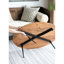 Table basse ovale en finition naturelle Natural