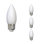 Ampoules B11 5,5 W à intensité variable avec finition laiteuse et culot moyen (E26)