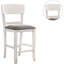 Ensemble de 2 chaises contemporaines à hauteur de comptoir pour salle à manger contemporaine