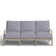 Haley Teak Outdoor Lattice Back Sofa