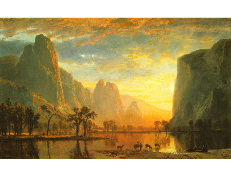 Vallée du Yosemite MCG-PF1078, H 15 po x l 24 po