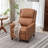 30" Wide Genuine Leather Manual Upholstered Recliner-121621384