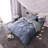 Chic 100% Cotton Flower Printed Duvet Cover Set-110239088-110239081
