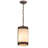 Borton 1 - Light Mahogany Bronze Single Pendant